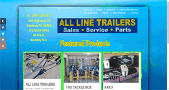 Desktop Screenshot of alllinetrailers.com